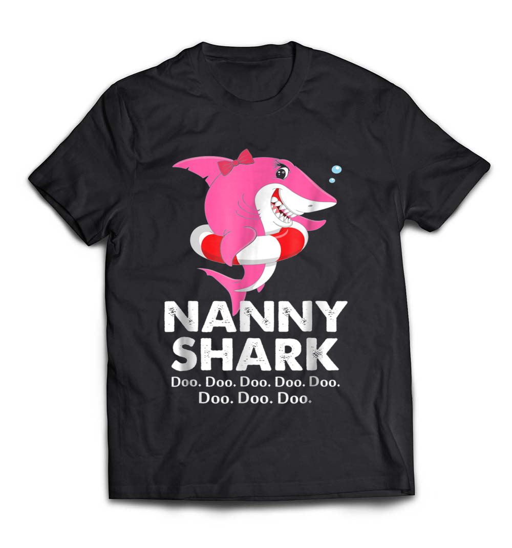 “Nanny Shark T-Shirt – Grandma Family Shark Halloween Christmas” – A Fun and Festive Tee